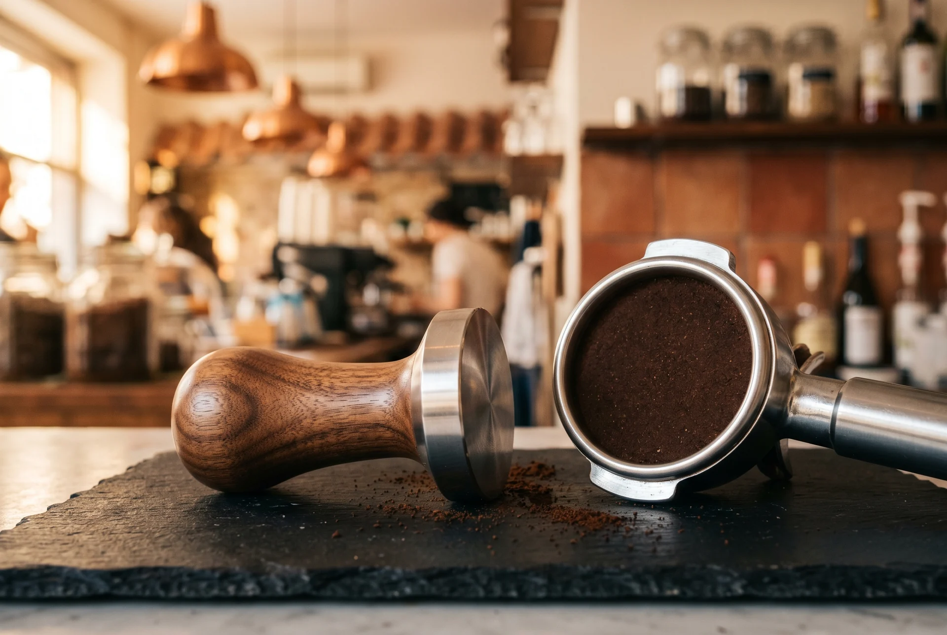 Tamper & Leveler — Coffee Italiano