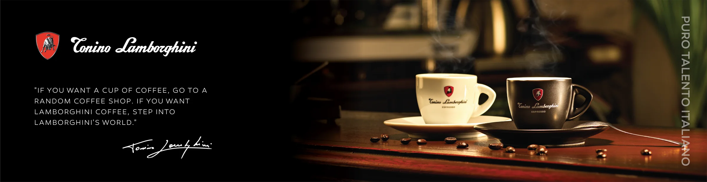 Tonino Lamborghini Espresso — Puro Talento Italiano