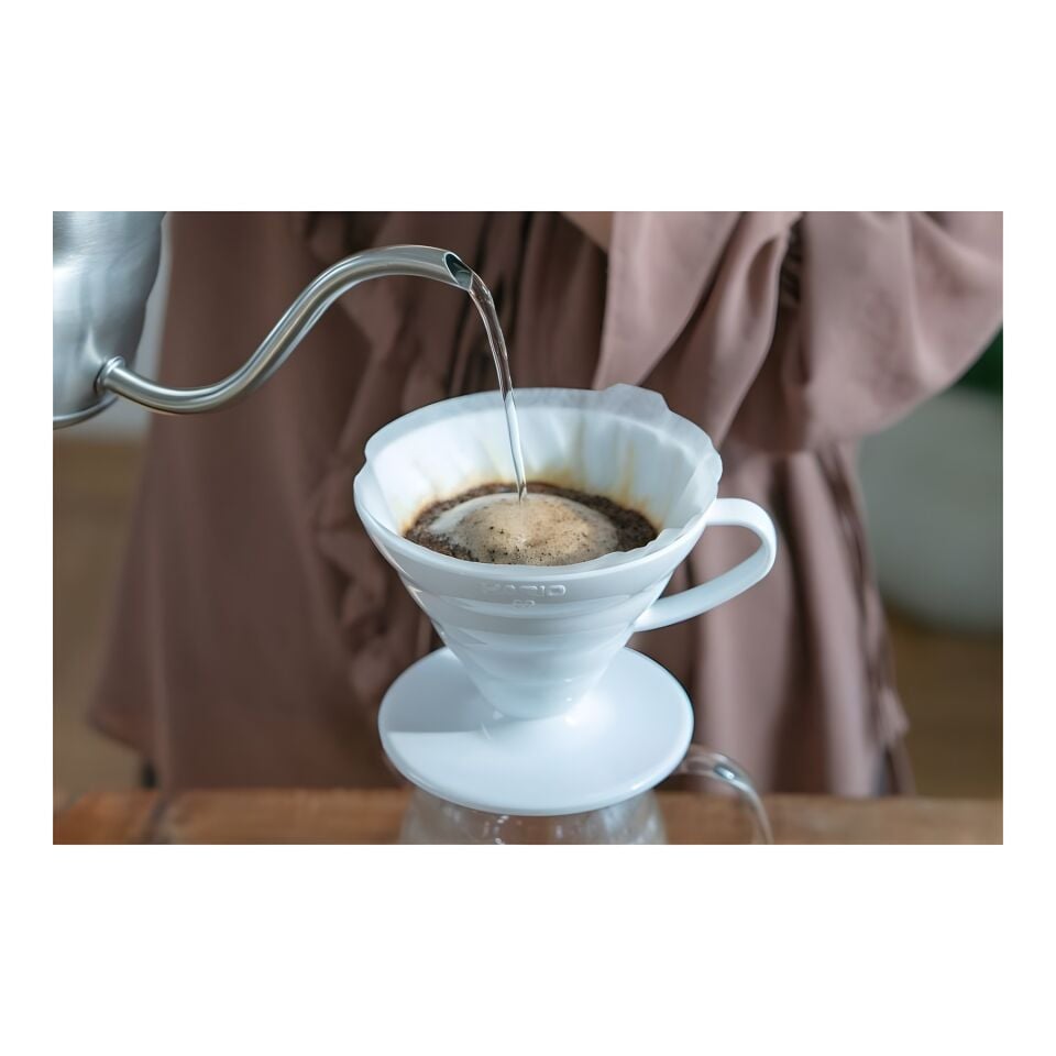 DRIPPER V60 02 PLASTIC WHITE (BEYAZ)