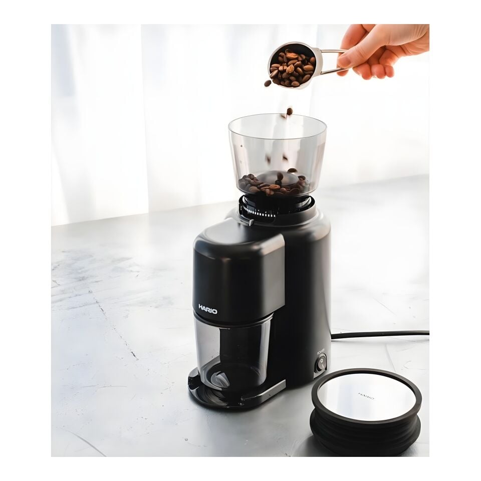 HARIO V60 ELEKTRİKLİ KAHVE DEĞİRMENİ COMPACT N