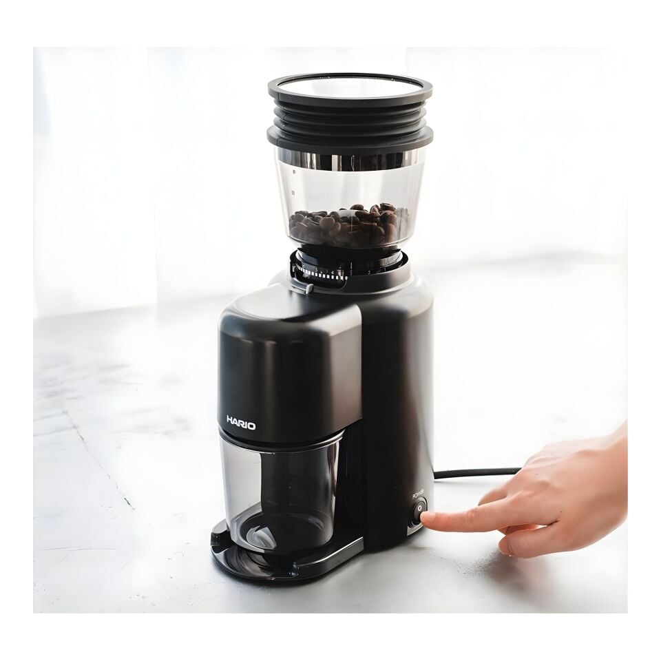 HARIO V60 ELEKTRİKLİ KAHVE DEĞİRMENİ COMPACT N