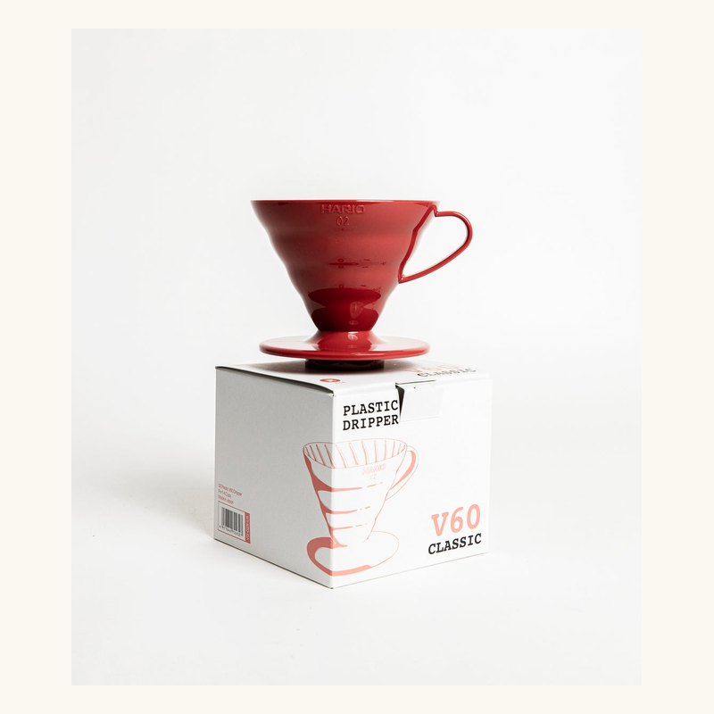 Hario V60 02 Dripper — Kırmızı Plastik