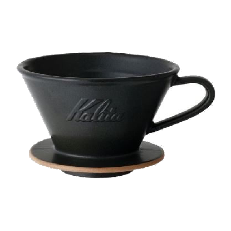 Kalita MI 185 Seramik Wave Dripper — Sand Black