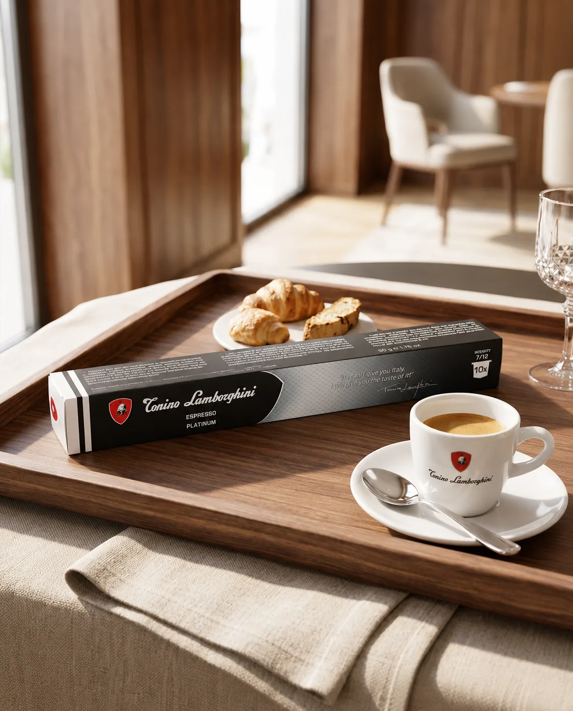 Nespresso Platinum — sahne