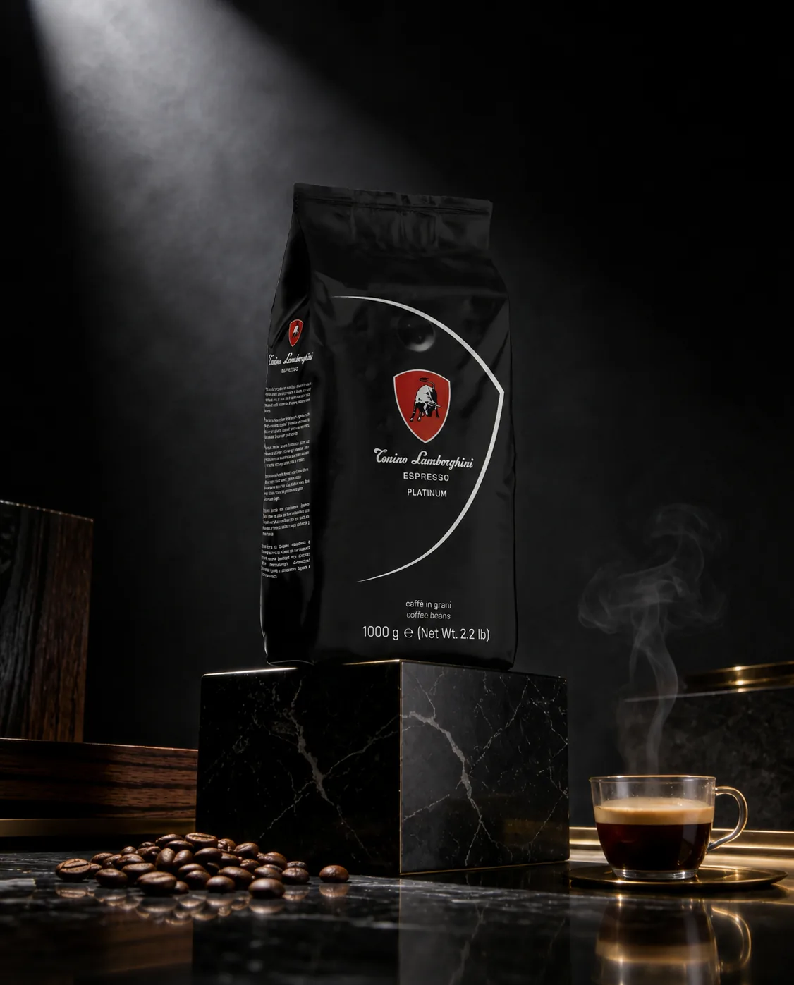 Platinum Espresso Çekirdek 1 kg — Sunum