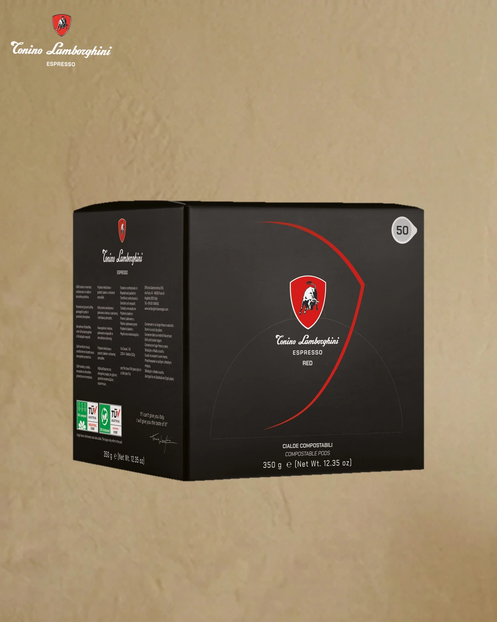 ESE Pod Cialde Red 50'li — üç çeyrek açı