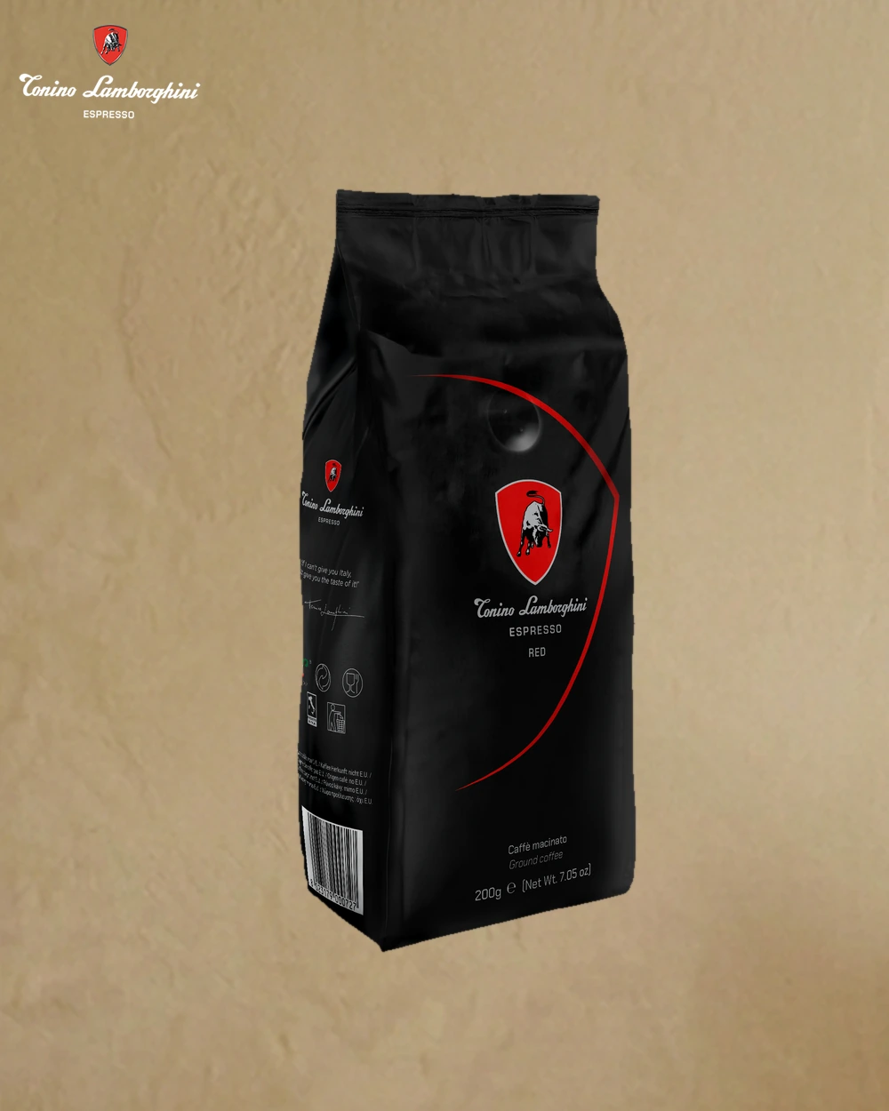 Soft Red Öğütülmüş 200 gr — üç çeyrek açı